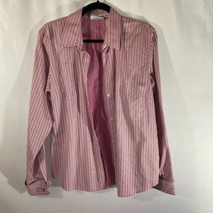 Liz Claiborne Women's Pink Stripe Shirt
